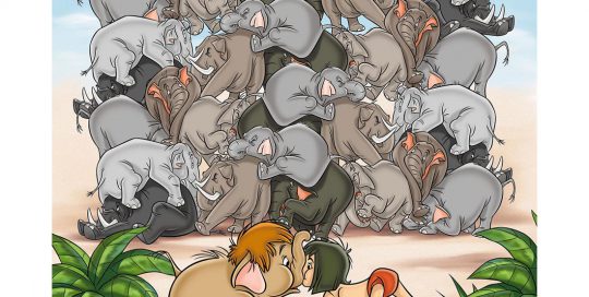 Jungle Book Crash of Elephants