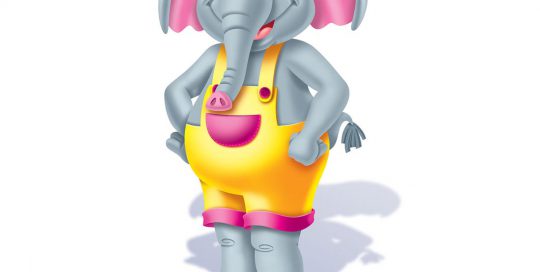 Pom Pom the elephant