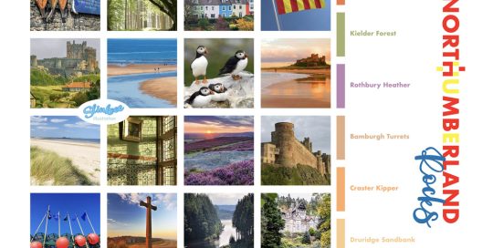 Northumberland Rocks moodboard